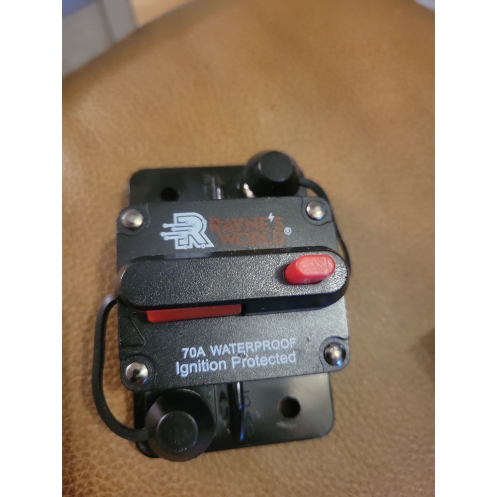 70 Amp Waterproof Car Circuit Breaker Fuse Reset for Boat Auto DC 12V-48V UK